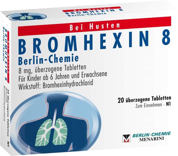 Bromhexin 8 Berlin Chemie 20 Dragees
