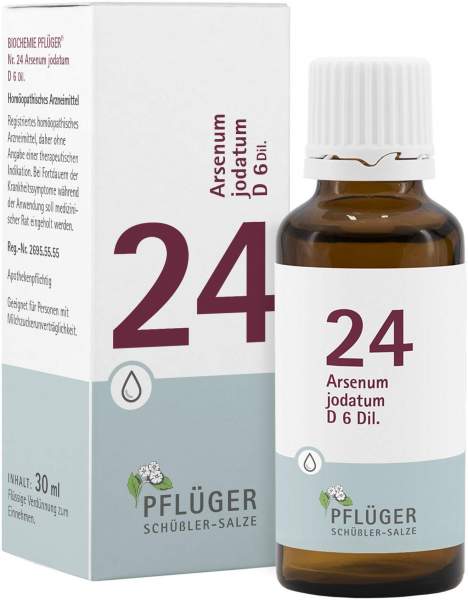 Biochemie Pflüger 24 Arsenum Jodatum D6 30 ml Tropfen