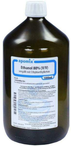 Ethanol Mek Denaturatum 80 % 1 L