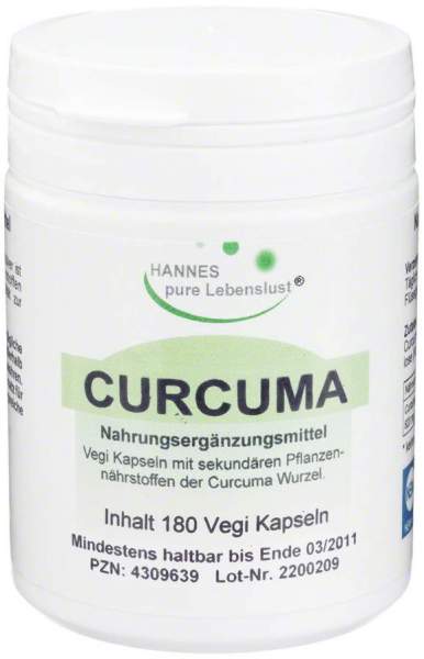 Curcuma 180 Vegi Kapseln