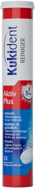 Kukident Aktiv Plus Tabs 33 Stück