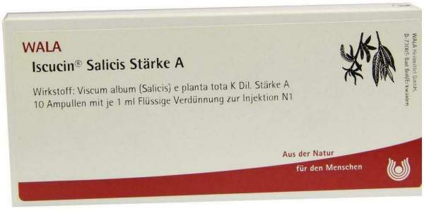 Wala Iscucin Salicis Stärke A 10 X 1 ml Ampullen