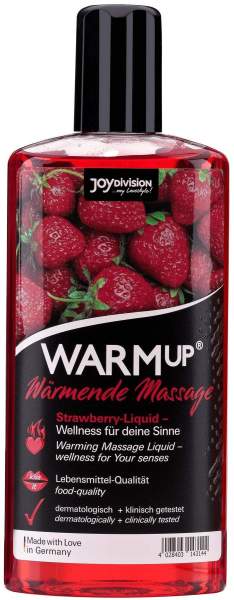 Warmup Massageliquid Mit Wärme-Effekt Erdbeere 150 ml