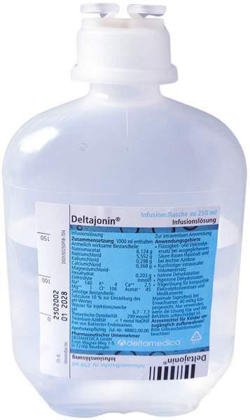 Deltajonin Plastik Infusionslösung 10 X 250 ml
