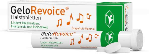 GeloRevoice Halstabletten Grapefruit-Menthol 20 Lutschtabletten