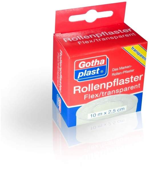 Gothaplast Rollenpflaster Flex Transparent 2,5 cm X 10 M 1...