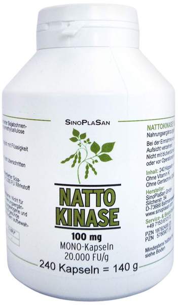 Nattokinase 100 mg Mono 20.000 Fu Kapseln