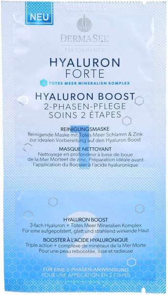 Dermasel Performance Hyaluron Boost 2-Phasen-Maske 1 Stück