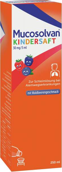 Mucosolvan 250 ml Kindersaft 30 mg je 5 ml