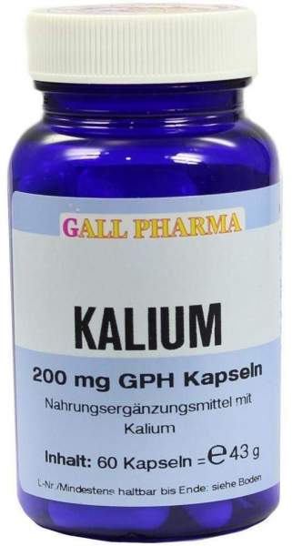 Kalium 200 mg Gph 60 Kapseln