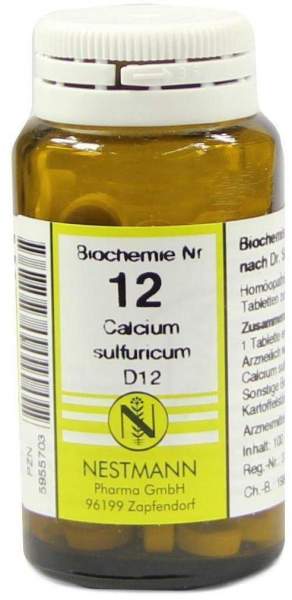 Biochemie 12 Calcium Sulfuricum D 12 100 Tabletten
