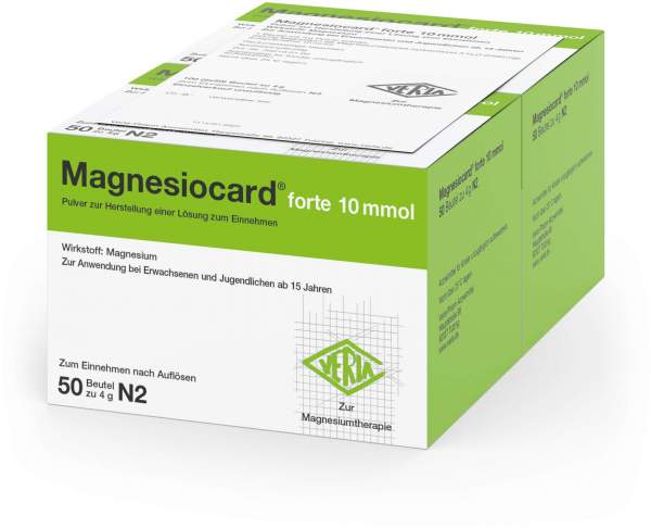 Magnesiocard Forte 10 Mmol Pulver 100 Beutel