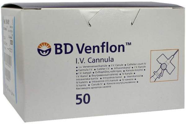 Bd Venflon 2 22g 0,8 X 25 mm 50 Verweilkanülen