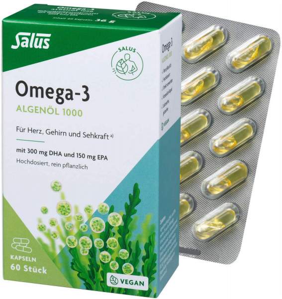 Omega-3 Algenöl 1000 60 Kapseln