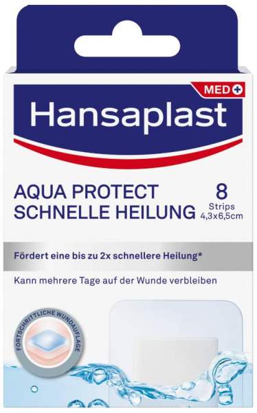 Hansaplast Aqua Protect Pflaster schnelle Heilung 8 Stück