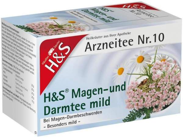 H&amp;S Magen Darmtee Mild 20 Filterbeutel