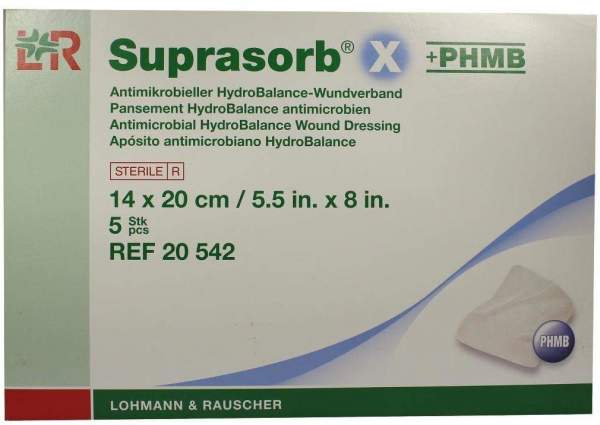 Suprasorb X + Phmb Hydrobalance Wundverband 14x20cm