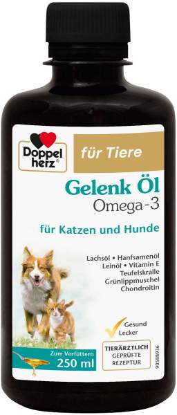 Doppelherz Gelenk Öl für Katzen und Hunde 250 ml