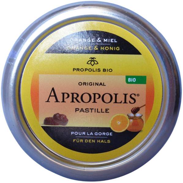 Propolis Pastillen Orange Honig Apropolis 40g
