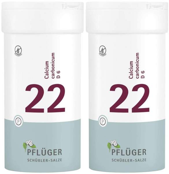 Biochemie Pflüger 22 Calcium carbonicum D6 2 x 400 Tabletten
