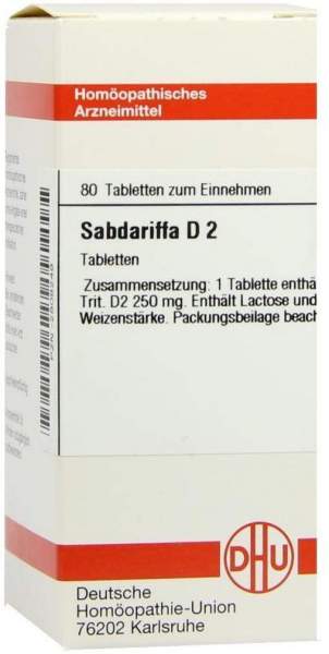 Sabdariffa D 2 80 Tabletten