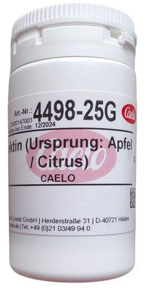 Pektin Ursprung Apfel 25 G