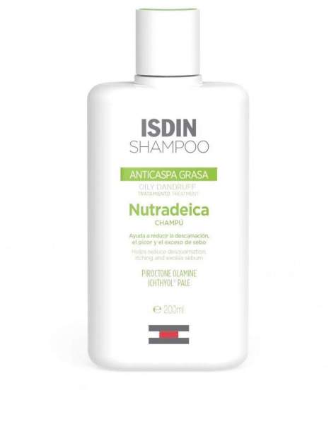 Isdin Nutradeica Shampoo Gegen Schuppen und Fettiges Haar 200 ml