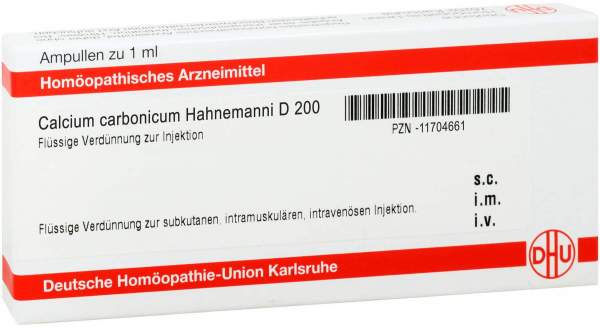 Calcium Carbonicum Hahnemanni D 200 Ampullen
