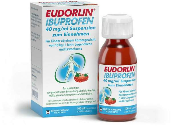 Eudorlin Ibuprofen 40 mg je ml 100 ml Suspension