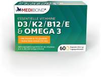 MEDIBOND D3, K2, B12, E & Omega 3