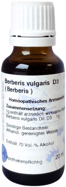 Berberis D 3 Dilution 20 ml Tropfen