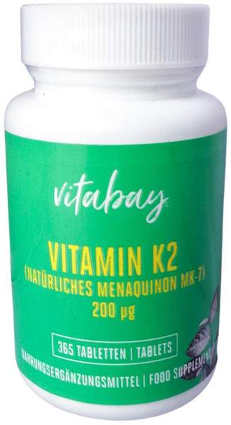 Vitamin K2 200 m63g Mk-7 Vegan Tabletten Jahrespa