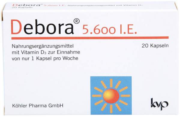 Debora 5600 I.E. 20 Kapseln