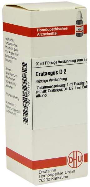 Dhu Crataegus D2 20 ml Dilution