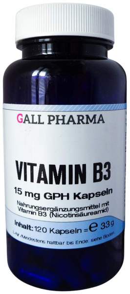 Vitamin B3 15 mg Gph Kapseln