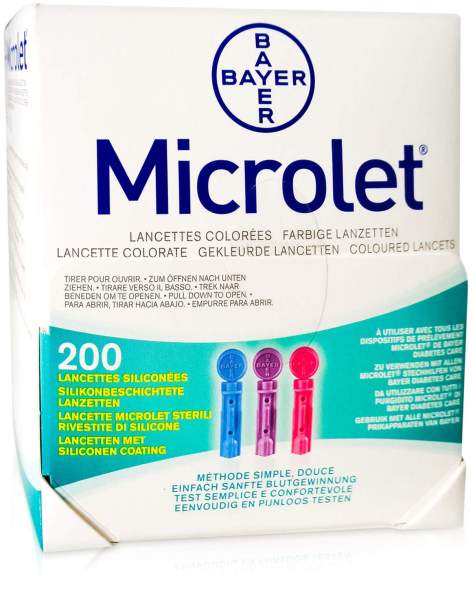 Microlet Lanzetten Farbig
