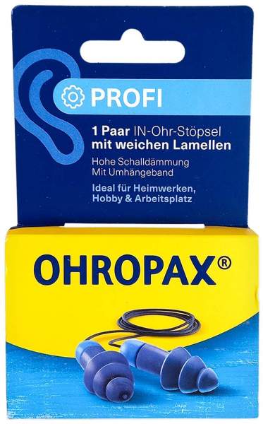 Ohropax Profi Lamellenstöpsel In-Ohr 1 Paar