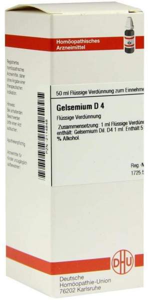 Dhu Gelsemium D4 50 ml Dilution