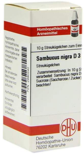 DHU Sambucus Nigra D3 10 g Globuli