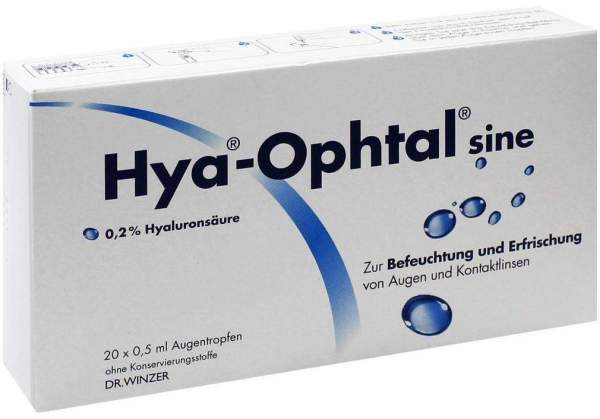Hya Ophtal Sine Augentropfen 20x0.5 ml Augentropfen