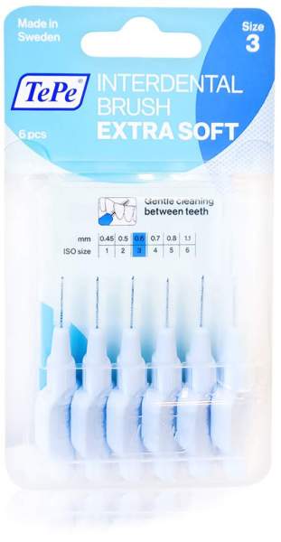 Tepe 6 Interdentalbürsten X - Weich 0,6 mm