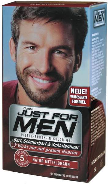 Just For Men Brush Bürste Farbgel Mittelbraun 28,4 ml Gel