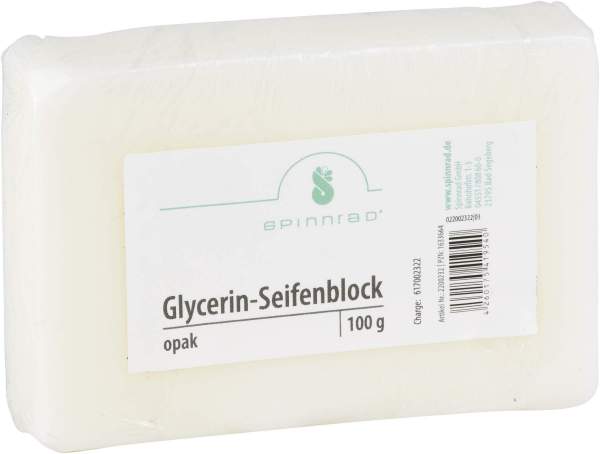 Glycerinseifenblock Opak 100 G Seife