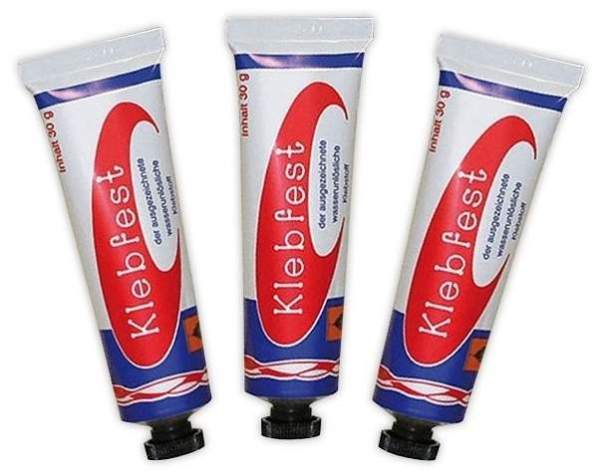 Schuh Klebstoff 3 x 30 g Klebfest Kraftkleber