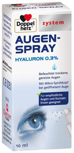Doppelherz System Augen-Spray Hyaluron 0,3 % 10 ml