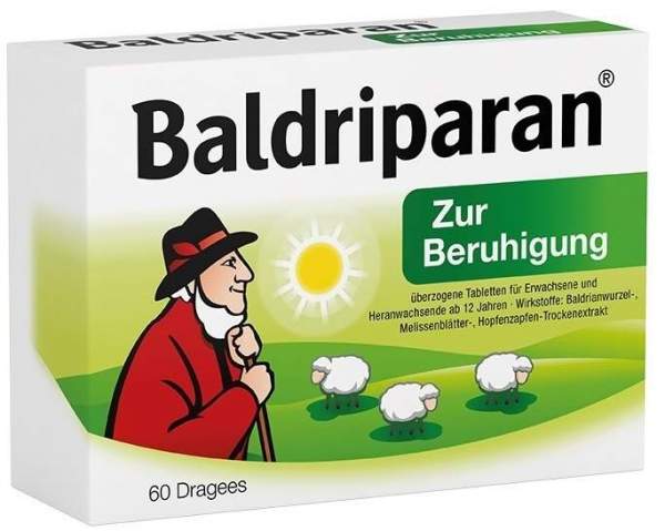 Baldriparan zur Beruhigung 60 überzogene Tabletten