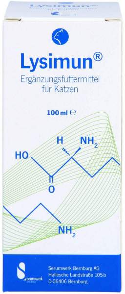 Lysimun Ergänzungsfuttermittel Lösung Für Katzen 100ml