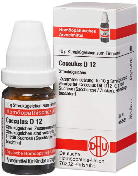 DHU Cocculus D12 10 g Globuli