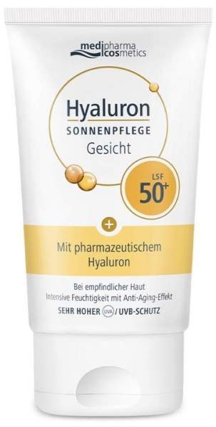 medipharma cosmetics Hyaluron Sonnenpflege Gesicht LSF 50+ 50 ml Creme