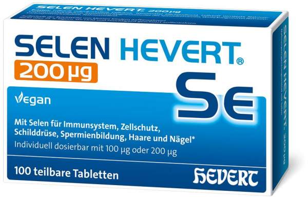 Selen Hevert 200 µg 100 Tabletten